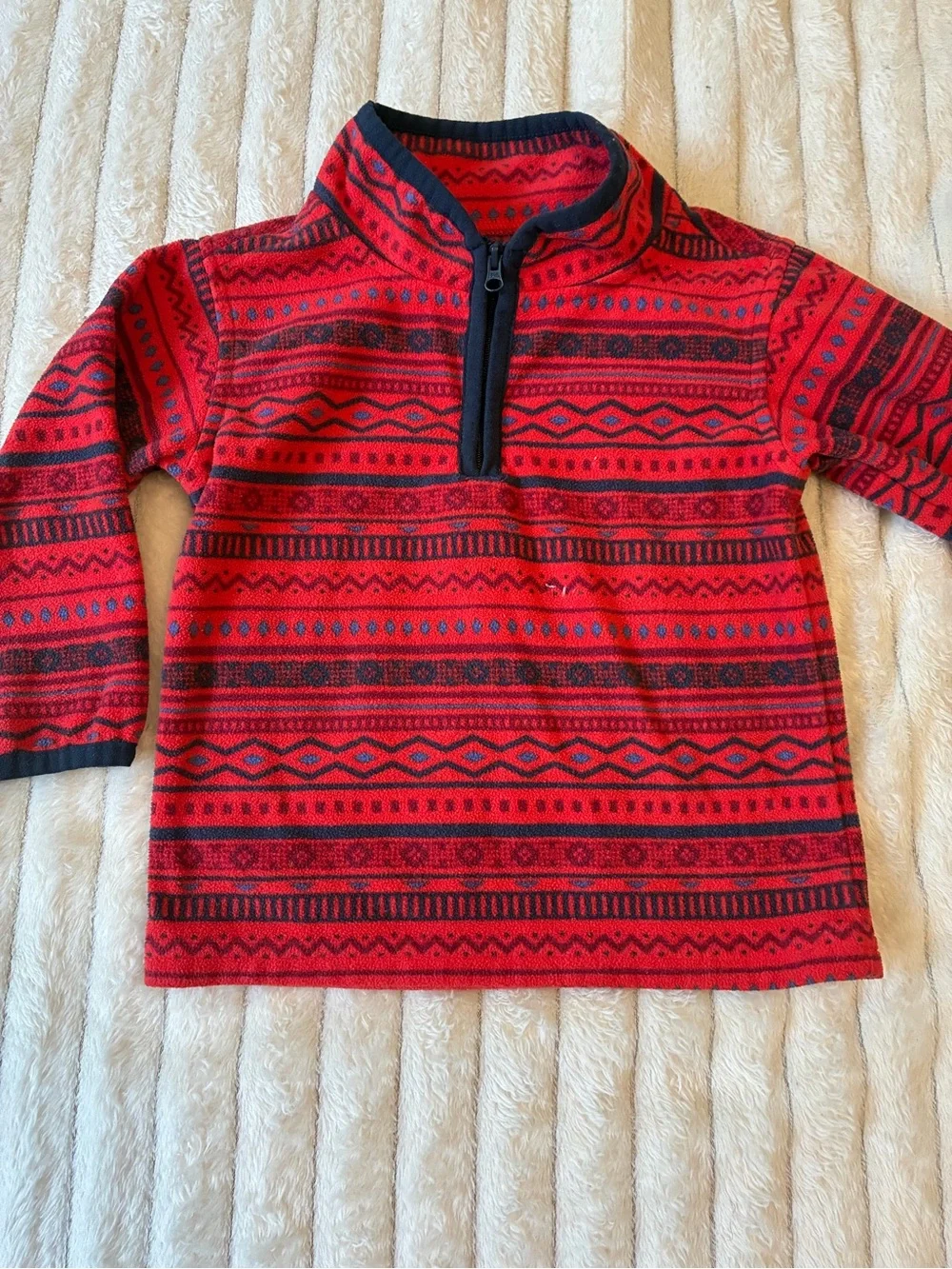 OshKosh 3/4 Zip Fleece Pullover | 18M